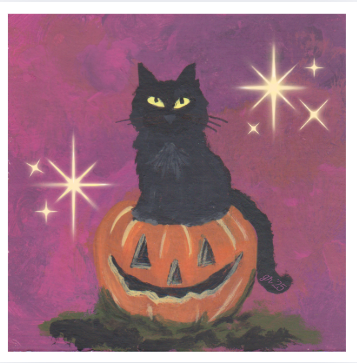 October 3x3" Print
